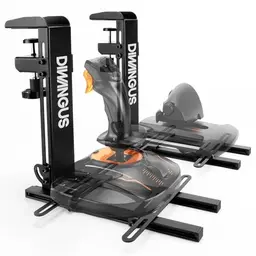 DIWANGUS HOTAS Joystick Halterung für Logitech X56 und X52 sowie Thrustmaster T Flight und TCA