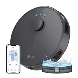 LEFANT Staubsauger Roboter mit 5500Pa Saugleistung, Wischfunktion, No-Go-Zonen, lange Laufzeit, für Tierhaare, Teppiche & Hartböden
