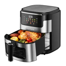 Air Fryer Oven 10L Heißluftfritteuse, 2100W mit Touchscreen & 10 Programmen, max 220°C