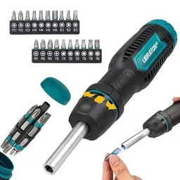 LIBRATON Schraubendreher Set 33-in-1 mit ergonomischem Griff für Zuhause & Auto