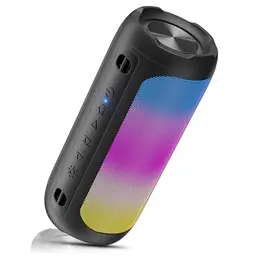 VOSFEEL Bluetooth-Lautsprecher mit Licht und 30 Stunden Akkulaufzeit