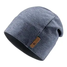 Sterntaler Beanie in Melange mit Streifen - Unisex Baby- und Kinder-Mütze - Marine, 47