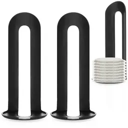 com-four® 3X Pad-Heber für Kaffeepads - Praktischer Lifter für einfache Entnahme (schwarz)