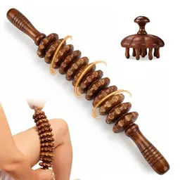 Mannicix 2er Set Muskelroller für Arme, Schultern, Rücken & Beine - Massagegerät gegen Muskelkater und Cellulite