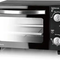 Melchioni Family Elektro-Ofen DEVIL 11, 11L, bis 230 °C, 30-Minuten-Timer, Schwarz