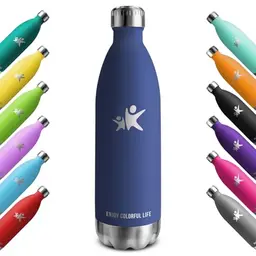 KollyKolla 1L Edelstahl-Thermosflasche - Auslaufsicher, BPA-frei, perfekt für Fitness und Outdoor