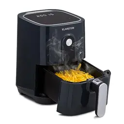 Klarstein Heißluftfriteuse 2,8L - Air Fryer mit Touch-Bedienfeld und 8 Programmen, 1400 W, ohne Öl