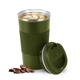 Smarther Thermobecher für Kaffee und Tee, BPA-frei, 4-6 Stunden Hitze- und Kälteschutz, Edelstahl, 400 ml