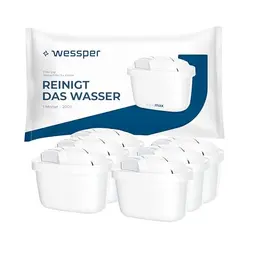 Wessper Wasserfilter Kartuschen für Brita Maxtra - 6er Pack