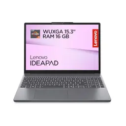 Lenovo IdeaPad Slim 3 Laptop, 15.3" WUXGA, AMD Ryzen 5, 512GB SSD, 16GB RAM, Windows 11, Luna Grau