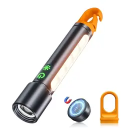 Abosi LED Taschenlampe 500000 Lumen, 9 Modi, IPX7 wasserdicht, ideal für Camping und Notfälle