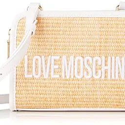 Love Moschino Damen Schultertasche JC4319PP0GKN110A, Weiß