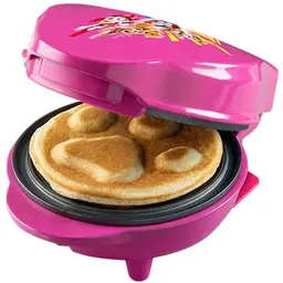Paw Patrol Mini-Waffeleisen für Kinder, ideal für Geburtstage und Feiertage, Ø 10cm, rosa, offizielles Lizenzprodukt