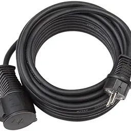 Brennenstuhl Baustellen-Verlängerungskabel, IP44, 10m, Schwarz