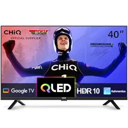 CHIQ 40 Zoll QLED Google TV mit HDR10, WLAN, Dolby Audio und Chromecast