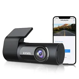 KAWA 2K Dashcam - 360° drehbar, WLAN, Notfallaufnahme, 145° Weitwinkel, Nachtaufnahme, APP Steuerung
