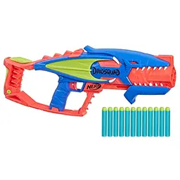 Nerf DinoSquad Terrodak Blaster mit 12 Darts - Dinosaurier-Design für Kinder