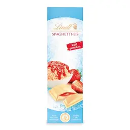 Lindt Spaghetti-Eis Schokolade | 100 g Tafel | Weiße Schokolade mit cremiger Füllung