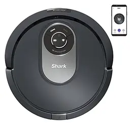 Shark AI Saugroboter mit Anti-Hair Wrap, manuelle und App-Steuerung, 90 Min Laufzeit, Grau