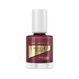 Max Factor Miracle Pure Nail Colour, Fb. 373 Regal Garnet, veganer, schnell trocknender Nagellack, 12 ml