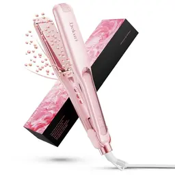 Dekuri Keramik-Haarglätter, 42 mm, für Locken und Glätten, 120-230°C, Rosa