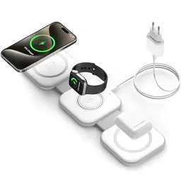 3-in-1 Wireless Charger für iPhone, Apple Watch und AirPods mit 20W Netzteil