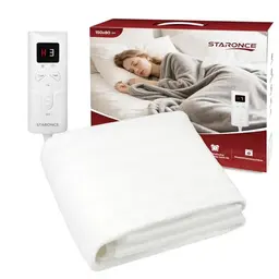 Staronce Heizdecke 150x80 cm - Heizunterbett mit 10 Heizstufen, Abschaltautomatik & Überhitzungsschutz