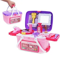 Aytop 26-teiliges Kinder-Make-up-Set mit Korb – ideales Geschenk für Mädchen von 3 bis 10 Jahren