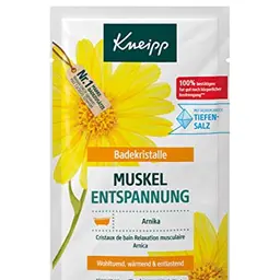 Kneipp Muskelentspannung Badekristalle mit Saline Luisenhall, Arnika & ätherischen Ölen - 60g