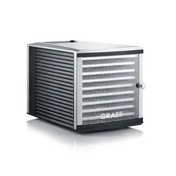 GRAEF DA510EU Dörrautomat in Silber mit Timer und Temperaturregelung