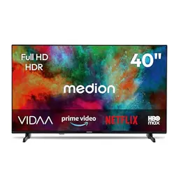 MEDION 40 Zoll Full HD Smart-TV (HDR, Netflix, Prime Video, Disney+, DAZN, PVR, Bluetooth)