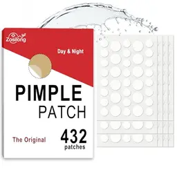 Zosilong Unsichtbarer Pickelpatch für alle Hauttypen, wasserdicht & atmungsaktiv, 9 & 12 mm