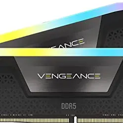 Corsair Vengeance RGB DDR5 48GB 6000MHz RAM - Schwarz