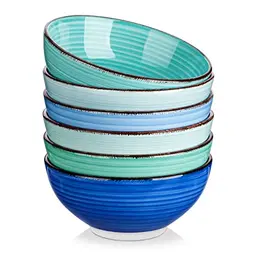 vancasso BONITA Suppenschalen Set, 6-teilig, ideal für Salat und Pasta