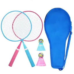 KH Federball Set für 2-4 Spieler – Badminton Schläger, Federbälle, Tragetasche für Erwachsene & Kinder