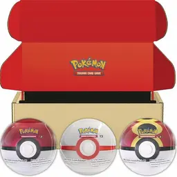 Pokémon-Sammelkartenspiel: Tin-Box mit Pokéball, Premierball, Wiederball & Boosterpacks