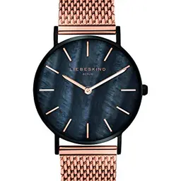Liebeskind Berlin Armbanduhr LT-0145-MQ in Schwarz/Roségold