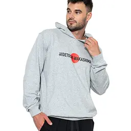 HIDETOSHI WAKASHIMA Herren Oversized Hoodie in Grau