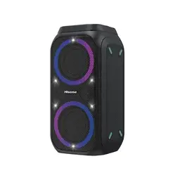 Hisense Party Rocket 160 - Tragbarer Lautsprecher mit 12 Std. Akkulaufzeit, TWS, Karaoke-Modus und wasserdicht