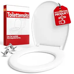 Retoo Toilettendeckel mit Absenkautomatik, WC Sitz, Toilettensitz