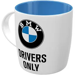 Nostalgic-Art BMW Retro Kaffee-Becher, 330 ml – Geschenk für Fans, Keramik-Tasse im Vintage Design