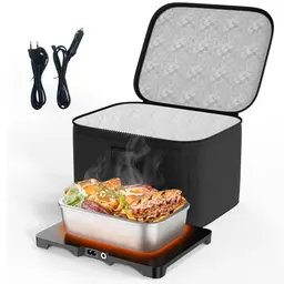 AICPAN Elektrische Lunchbox - Mini Speisenwärmer für Auto, LKW & Büro, 3-in-1 Selbstheizender Ofen