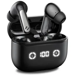 Havit Bluetooth Noise Cancelling Wireless Earbuds - 40H Playtime, 3D Bass Stereo, LED Display