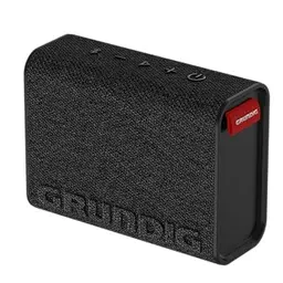 GRUNDIG Solo 2 Bluetooth Lautsprecher, spritzwassergeschützt, bis 30m Reichweite, bis 18 Std. Akkulaufzeit, Schwarz