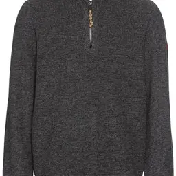 camel active Herren Stricktroyer Dunkelgrau
