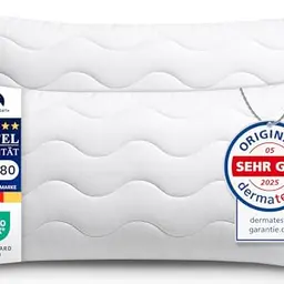 Gentle North Kopfkissen Set 40x80 cm - Flauschige Schlafkissen für Allergiker - 60° Waschbar