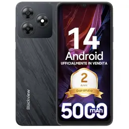 Blackview 2025 Smartphone 6GB+64GB, 6,56" HD+, Dual SIM, 5000mAh Akku, 13MP Kamera, ohne Vertrag