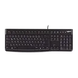 Logitech K120 Kabel-Tastatur für Windows, Italienisches QWERTY-Layout - Schwarz