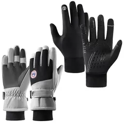 WANAVO 2 Stück Fahrradhandschuhe Unisex für Herren und Damen, ideal zum Radfahren und Klettern
