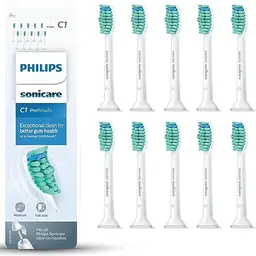 Philips Sonicare C1 ProResults Bürstenköpfe für Schallzahnbürsten, 10 Stück